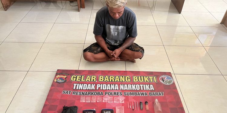 Kembali Polres Sumbawa Barat Ungkap Warga Diduga Edarkan Sabu