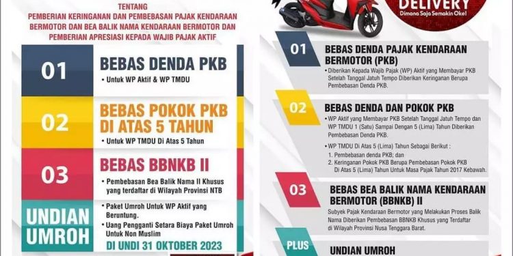 Bayar Pajak Kendaraan, Raih 13 Undian Paket Umroh