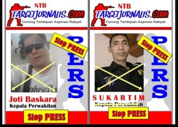 Media Online NTB Target Jurnalis ini NON AKTIF